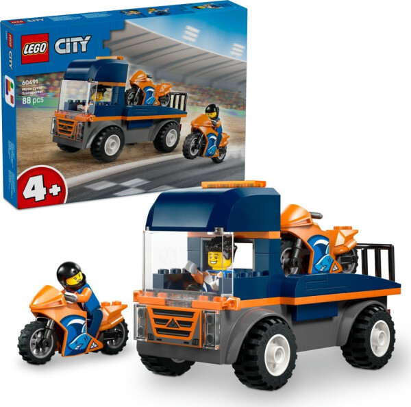 LEGO® City 60491 Kamion na přepravu motorek - LEGO® City