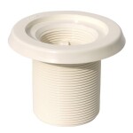 Základní prvek trysky MTS, R 2“ připojení závitem 1,5" x 70 mm ABS, barva bílá, pro fóliové a předvyrobené bazény