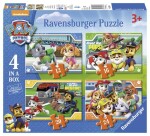 Ravensburger 070336 PAW psí patrola 4v1 12,16,20,24 dílků