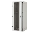 TRITON 19" stojanový rozvaděč 15U 800x800, nosnost 800 kg, skleněné dveře, svařovaný, šedý EDF_1232451