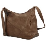 Trendy dámská koženková crossbody kabelka Riva, khaki
