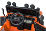 Mamido Dětské elektrické autíčko Land Rover Defender 110 SVX Concept oranžové