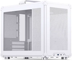 Jonsbo C6 MAX bílá / Počítačová skříň / Micro-ATX / Tvrzené sklo (C6MAXWHITE)