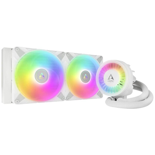 ARCTIC Liquid Freezer III - 280 A-RGB bílá / 2x 140mm / 22.5 dB @ 1900 RPM / 69.9 CFM / AMD + Intel (ACFRE00151A)