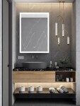Zrcadlo se senzorem SAT Feel 60x80 cm bílá SATZFEELOBLED6080 SATZFEELOBLED6080