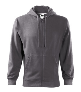 Trendy Zipper mikina pánská ocelově šedá XL