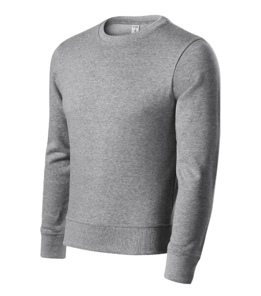 Zero mikina unisex tmavě šedý melír XS