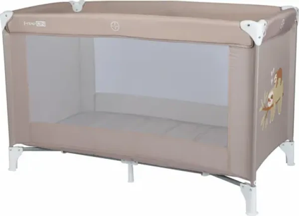 FreeOn Postýlka cestovní Love Lenochod, béžová (44299)