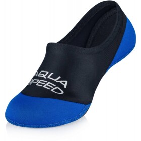 AQUA SPEED Ponožky na plavání Neo Blue Pattern 11