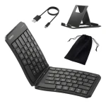 Inateck N0131 černá / Klávesnice / Bluetooth 5.3 / skládací / USB-C nabíjení / 3 zařízení (N0131_BLACK)
