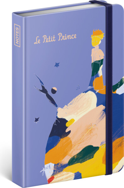 Notes - Malý princ – Splash, linkovaný, 10,5 x 15,8 cm