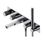 OMNIRES - CONTOUR vanová baterie 5-otvorová podomítková chrom /CR/ CT8037/1CR