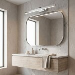 Koupelnové nástěnné LED svítidlo SWE003-1W 73cm CHROME OSW-20102