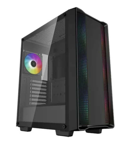 DEEPCOOL CC560 ARGB V2 černá / ATX / 1x USB-A 3.0 / 1x USB-A 2.0 / 4x 120mm ARGB / bez zdroje / průhledná bočnice (R-CC560-BKTAA4-G-2)