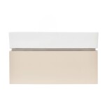 Koupelnová skříňka s umyvadlem SAT Feel 80x30x46 cm pískově béžová mat SATFEEL80BEU2 SATFEEL80BEU2