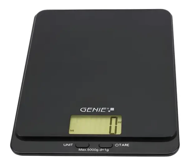 GENIE DLS 5 černá / Kuchyňská váha / do 5 kg / LCD displej / tlačítkové ovládání (11836)