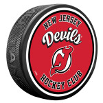 Mustang Puk New Jersey Devils NHL Retro Script