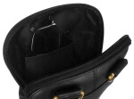 Pánské kabelky [DH] Kožená taška PTN 1113 NDM BLACK jedna velikost
