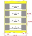 UHF RFID tag, ALN-9768-WRW Wonder Dog Higgs-4, 89.2mm x 26.2mm, nálepka