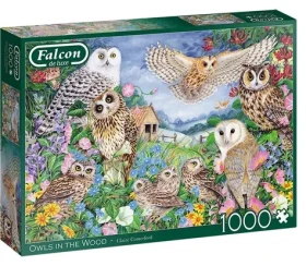 FALCON Puzzle Sovy v lese