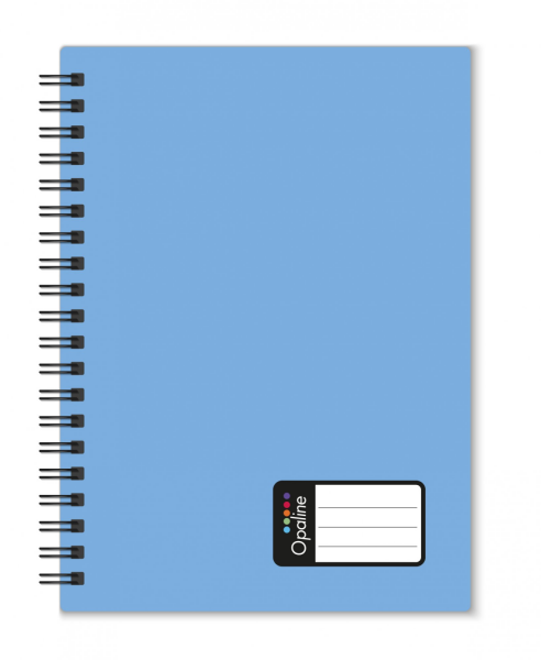 Twin wire blok A4 PP Opaline modrá