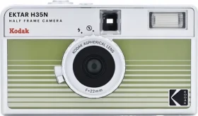 Kodak EKTAR H35N zelená / Fotoaparát na film / 35mm film / blesk (SB8077)
