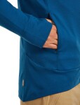 ICEBREAKER Mens Mer 260 Quantum IV LS Zip Hoodie, Atlantis velikost: S