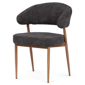 Jídelní židle, šedá, látka, CT-L5031 GREY2
