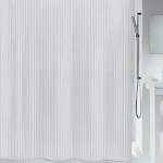 Spirella TWILL sprchový závěs 180 x 200 cm bílý / PEVA (7610583058454)