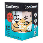 CoolPack termohrnek, 350 ml, nerez, Art Deco