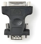 Nedis DVI-I 24+5 (F) - VGA (M) černá / Adaptér / poniklovaný (CCGB32901BK)