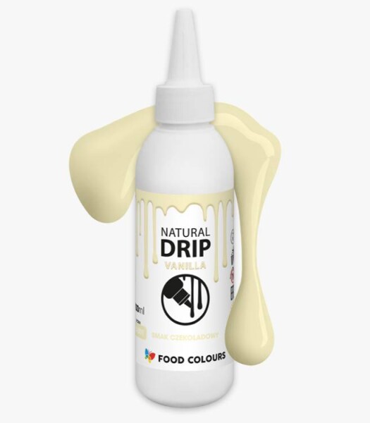 Food Colours čokoládová poleva Natural Drip Vanilla (100 g)