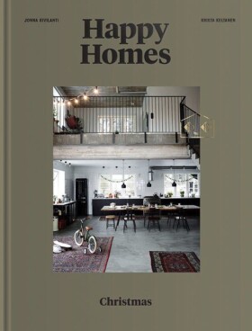 Kniha - Happy Homes: Christmas, zelená barva, papír