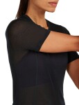 Dámské merino tričko s krátkým rukávem ICEBREAKER Wmns 75 Cool-Lite Featherlight SS Crewe, Black velikost: S