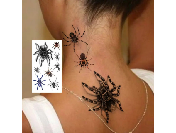 Dovoz Tetování pavouci Barva: 1