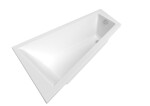 Asymetrická vana Laguna Idea Plus 160x100 cm akrylát levá ID1600LPLUS ID1600LPLUS