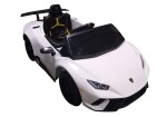 Mamido Dětské elektrické autíčko Lamborghini Huracan 4x4 bílé