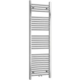CERANO Koupelnový radiátor Benito - středové připojení 50mm/boční - 460 W - chrom - 1500x450 mm