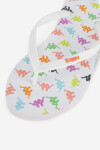 Pantofle Kappa 351C22W White - Pink Coral - Pink Fuchsia Syntetický materiál