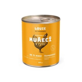 Louie konzerva Kuřecí s rýží Hmotnost: 800g