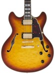 D'Angelico Excel DC XT Iced Tea Burst Quilt