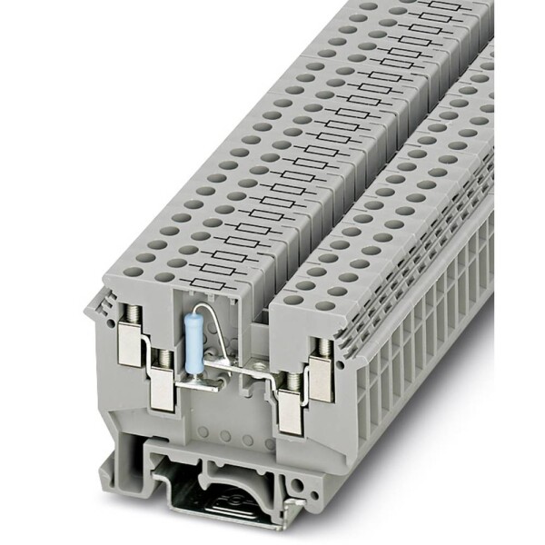 Phoenix Contact 2775250 řadová svorka průchodky 6.2 mm šroubovací šedá 50 ks