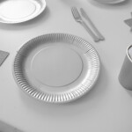 Ubrus papírový stříbrný 137 cm x 274 cm Ubrus papírový stříbrný 137 cm x 274 cm