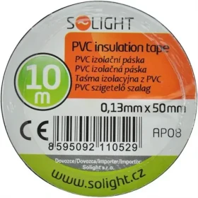 Solight AP08 Páska izolační PVC 50 mm x 10 m - černá