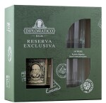 Diplomático RESERVA EXCLUSIVA Rum 40% 0,7 l (dárkové balení 2 skleničky)