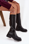 Kožené dámské kozačky vyhřívané Maciejka A7164-01 Černé 36