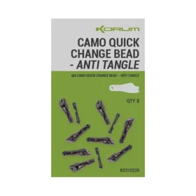 KORUM Korálek Camo Quick Change Bead Anti Tangle 8ks (K0310220)