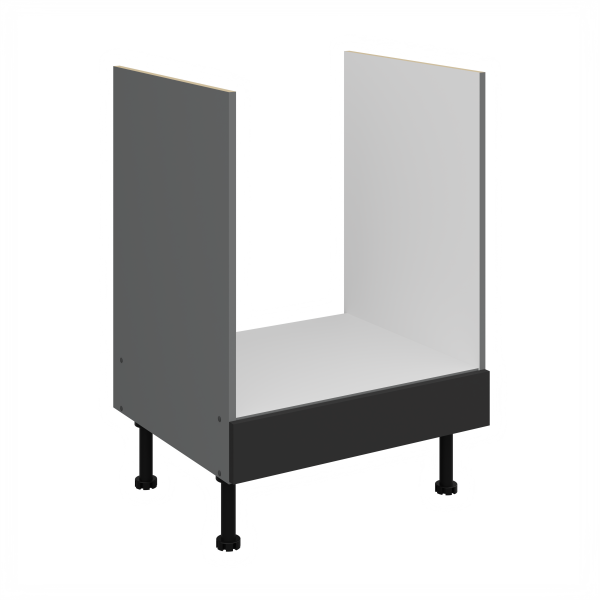 Spodní skříňka pro vestavnou troubu Aria ANT 60 D GAZ BB Barva korpusu: Antracit, Barva dvířek: BL - Black AFM