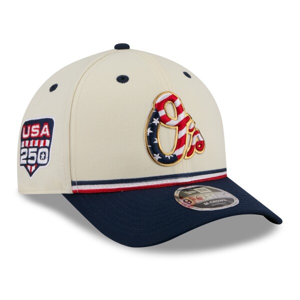 New Era Pánská kšiltovka Baltimore Orioles MLB 2026 4th of July USA 250 9FORTY Snapback