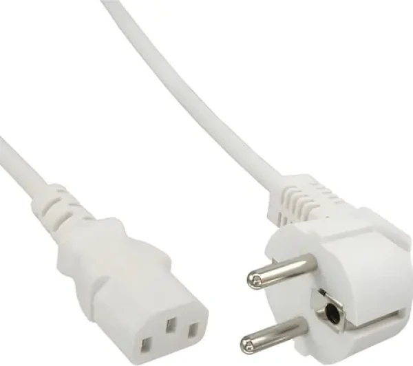 InLine 16652W bílá / Napájecí kabel / CEE 7/7 - IEC C13 / 1,8 m (16652W)